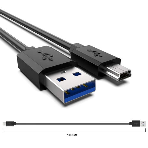 Replacement USB Power Charger Charging Cord Data Cable for Texas Instruments TI-Nspire, TI Nspire CX, TI Nspire CX CAS, TI Touchpads, TI-84 Plus CE