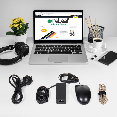 Attaches de câble réutilisables 80PCS, attaches de rangement de cordon réglables noires de 6&nbsp;po, tout usage pour organiser la maison, le bureau