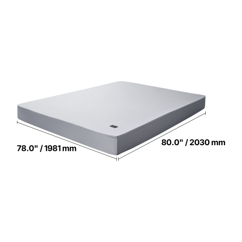 VEVOR 78 x 80 x 13 in Grounding Sheets, King Size, 95% Cotton + 5% Pure Silver Fiber, Earth Grounded Fitted Bed Sheets, with Grounding Cord & Tester,