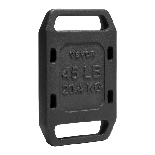VEVOR 45LB Cast Iron Ruck Weight, Single Ruck Plate – for Rucking, Solid Ruck Plate Weight for Rucking, Swings, Squat, Strength Training,