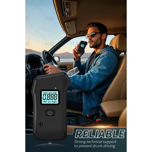 Éthylomètre portatif avec écran numérique LCD pour une utilisation personnelle et à la maison