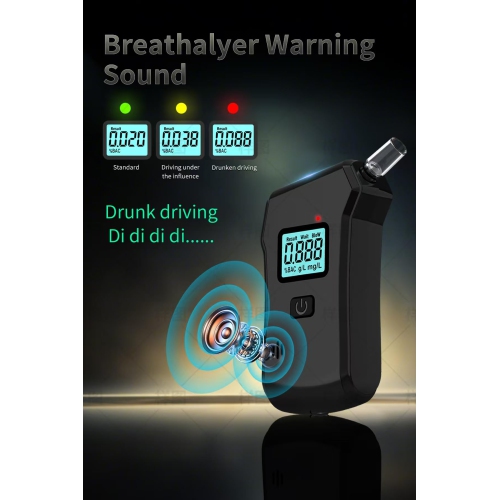 Éthylomètre portatif avec écran numérique LCD pour une utilisation personnelle et à la maison