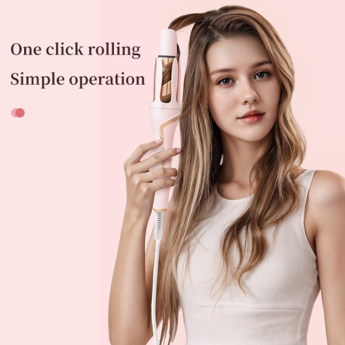 Automatic Curling Iron,Large Wave Electric Curling Iron,32mm Hair Straightener & Curler 2 in 1,Automatic Rotating Curler,for Women Hair Styling &