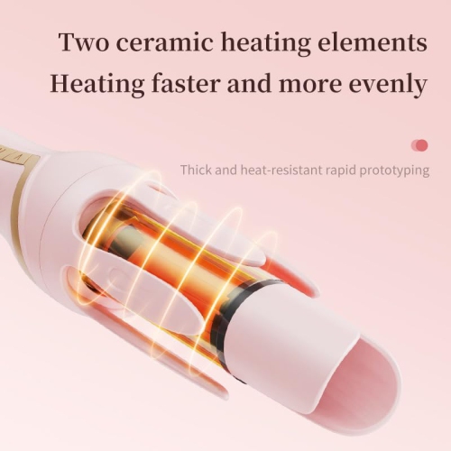 Automatic Curling Iron,Large Wave Electric Curling Iron,32mm Hair Straightener & Curler 2 in 1,Automatic Rotating Curler,for Women Hair Styling &