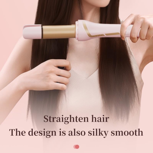 Automatic Curling Iron,Large Wave Electric Curling Iron,32mm Hair Straightener & Curler 2 in 1,Automatic Rotating Curler,for Women Hair Styling &