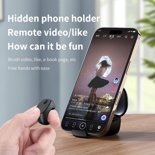 TikTok Wheel Remote Control, Remote Video Like, Photo Zoom, Read E-books, Wireless Bluetooth Remote Control for iPhone iPad, iOS AndroidCompatible