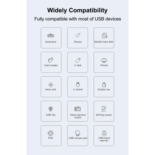 usbhub3.0 expansion dock usb splitter Typec interface four-in-one hub one-to-four expansion dock - type-c black line gray