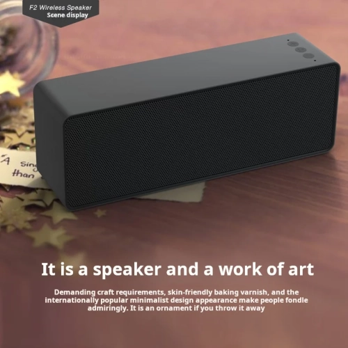 Bluetooth Speaker, Wireless Card Subwoofer, Portable Bluetooth Speaker 10w Bluetooth 5.3 2000mAh Subwoofer Multi-mode - Black