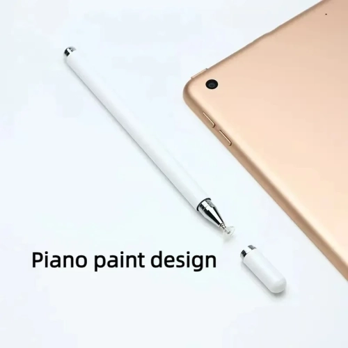 Magnetic single-use capacitive touch pen, transparent disc touch screen stylus, mobile phone tablet stylus - black