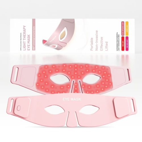 Eye Beauty Device Eye Bag Remover Eye-Red-Light-Therapy Massager Glasses for Dark-Circles Puffiness Eye-Strain-Relief