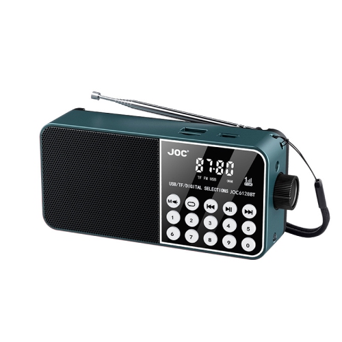 Digital key MP3 portable radio for the elderly, supports Bluetooth/TF card/U disk playback, FM frequency modulation, with emergency lighting function
