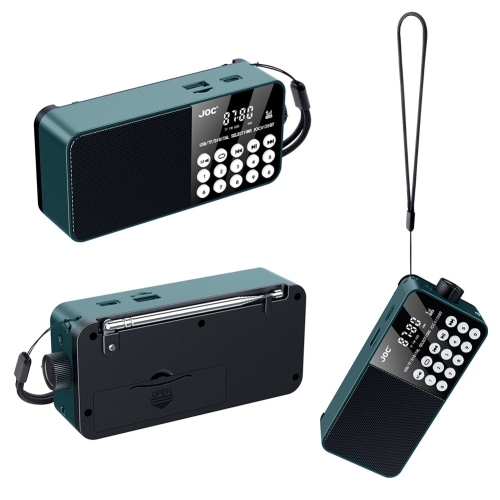 Digital key MP3 portable radio for the elderly, supports Bluetooth/TF card/U disk playback, FM frequency modulation, with emergency lighting function