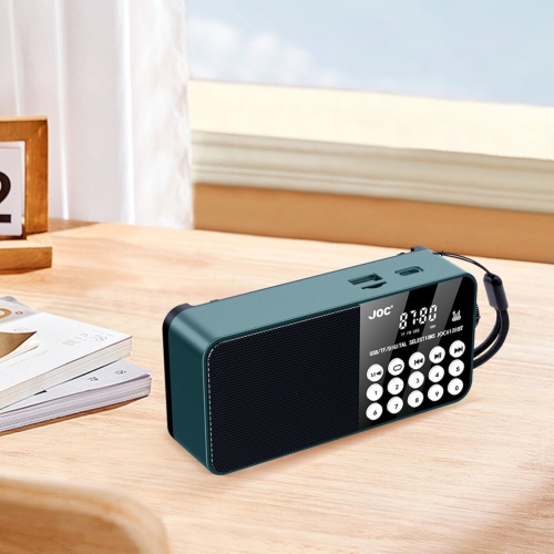 Digital key MP3 portable radio for the elderly, supports Bluetooth/TF card/U disk playback, FM frequency modulation, with emergency lighting function