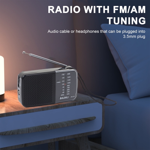 Radio rétro rétro rétro rétro multi-bande ondes courtes radio portative avec syntonisation de pointeur radio âgé