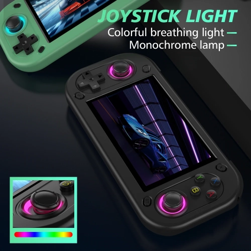 R43 Handheld Game Console 4.3-inch Screen HD Screen Emuelec Emulator Retro Classic Video Game Player for PSP/N64. Open Source Handheld Game Console