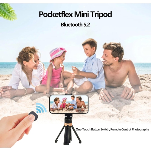 2025 New Ultra Mini Selfie Stick Travel Portable Universal Floor Standing Four-legged Photography Artifact 360 Degree Rotating Selfie Stick -