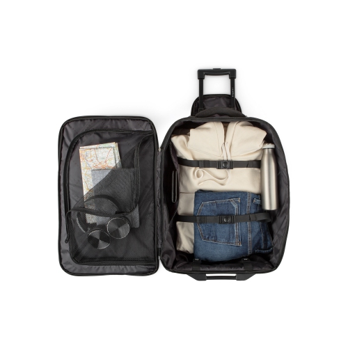 Bugatti Outland Softside Carry-on Luggage with Spinner Wheels - Black