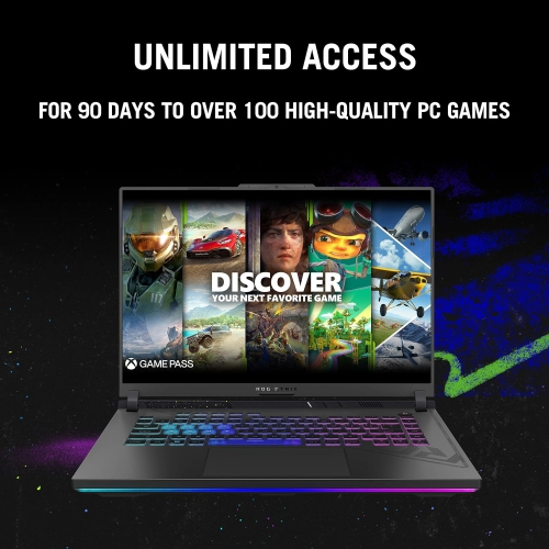 ASUS ROG Strix G16 Gaming Laptop, 16” 16:10 FHD 165Hz Display, NVIDIA® GeForce RTX™ 4060, Intel Core i7-13650HX, 32GB DDR5, 1TB PCIe Gen4 SSD, Wi-Fi