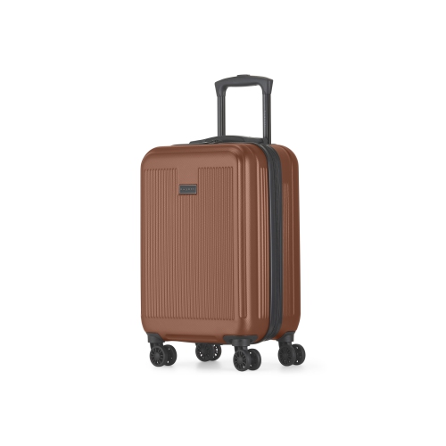 Bugatti - Singapore 3 Piece Hardside Luggage Set with Expansion - Brown