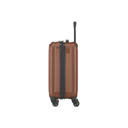 Bugatti - Singapore 3 Piece Hardside Luggage Set with Expansion - Brown