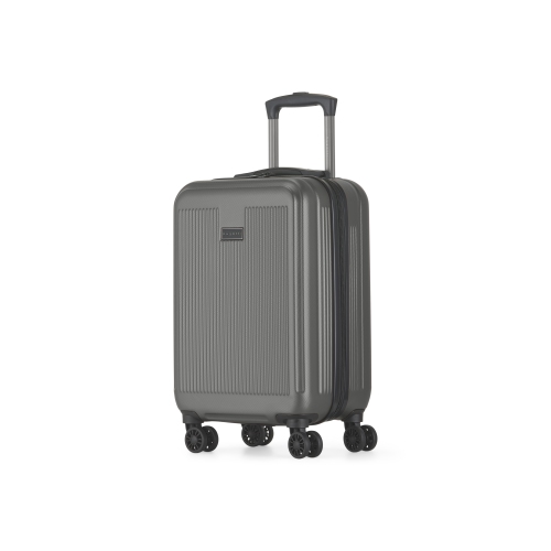 Bugatti - Singapore 3 Piece Hardside Luggage Set with Expansion - Charcoal