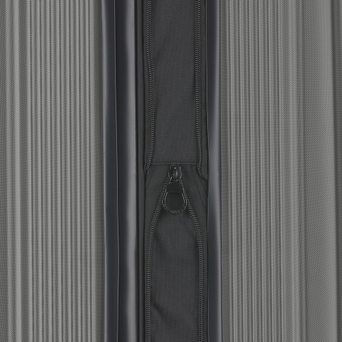 Bugatti - Singapore 3 Piece Hardside Luggage Set with Expansion - Charcoal