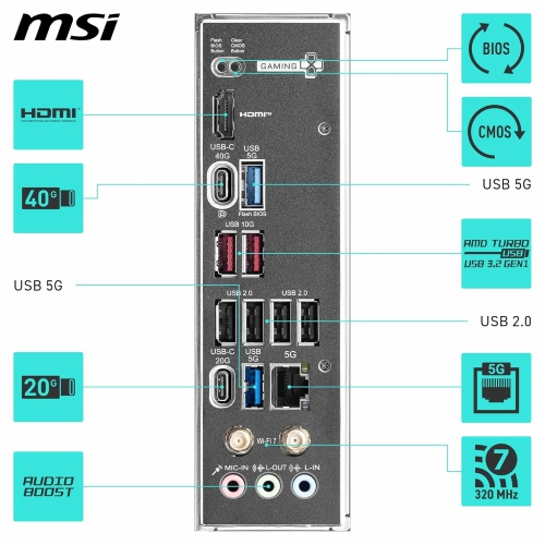 MSI X870E GAMING PLUS WIFI