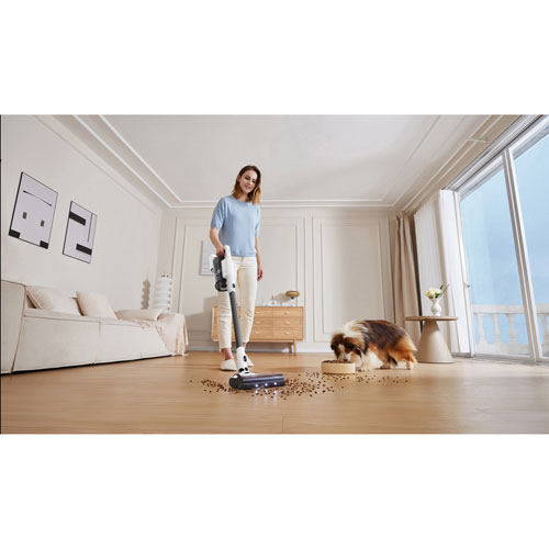 Tineco GO 150 Slim Cordless Bagless Stick Vacuum - White/Black