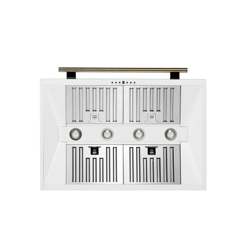 Forno Aria 36 Inch Wall-Mounted Range Hood in White