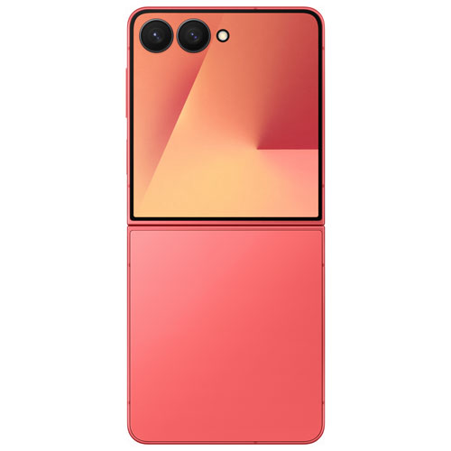 Freedom Mobile Samsung Galaxy Z Flip7 5G 256GB - Coral Red - Monthly Tab Payment
