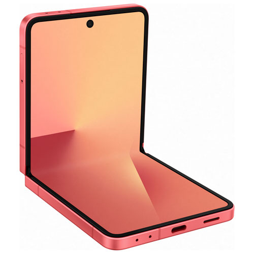 Freedom Mobile Samsung Galaxy Z Flip7 5G 256GB - Coral Red - Monthly Tab Payment