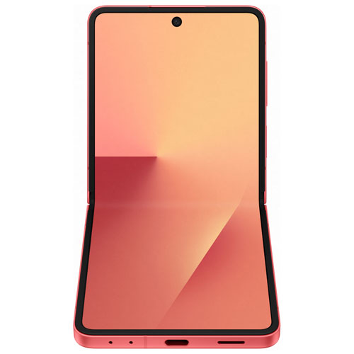 Freedom Mobile Samsung Galaxy Z Flip7 5G 256GB - Coral Red - Monthly Tab Payment