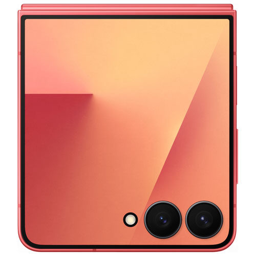 Freedom Mobile Samsung Galaxy Z Flip7 5G 256GB - Coral Red - Monthly Tab Payment