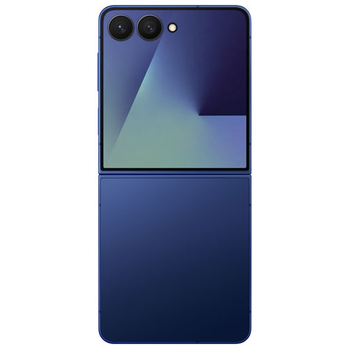 TELUS Samsung Galaxy Z Flip7 5G 256GB - Blue Shadow - Monthly Financing