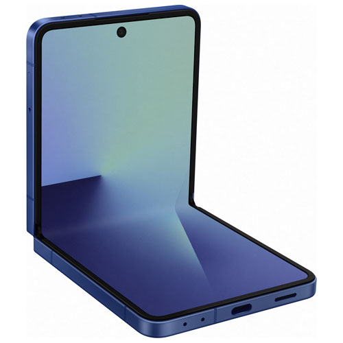 TELUS Samsung Galaxy Z Flip7 5G 256GB - Blue Shadow - Monthly Financing