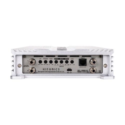 Hifonics BG-4000.1D Brutus Gamma Mono D 4000W Car Audio Subwoofer Amp, Bass Knob