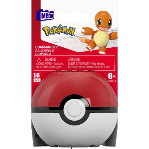 Ballon de construction Pokémon Evergreen Charmander de MEGA Pokémon pour enfants de 6 ans et plus