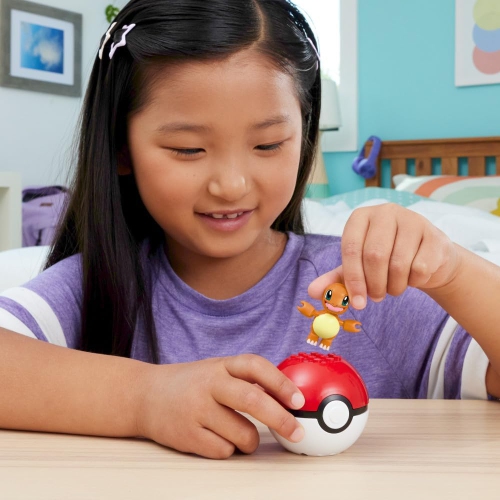 Ballon de construction Pokémon Evergreen Charmander de MEGA Pokémon pour enfants de 6 ans et plus