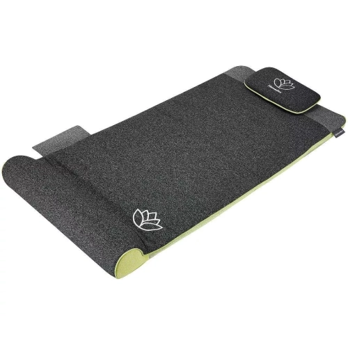 yoga mat homedics stretch mat xs Homedics Body Flex Stretch Mat with Programs Remote Gray