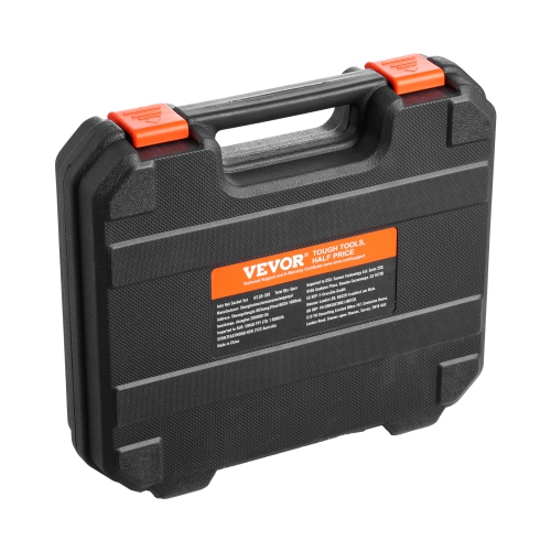 VEVOR 1/2 inch Spindle Nut Socket Tool Kit, Drive 6 Piece Axle Hub Nut Socket Set, for Ford, 4WD Vehicles and GM Vehicles, with Storage Case, Axle