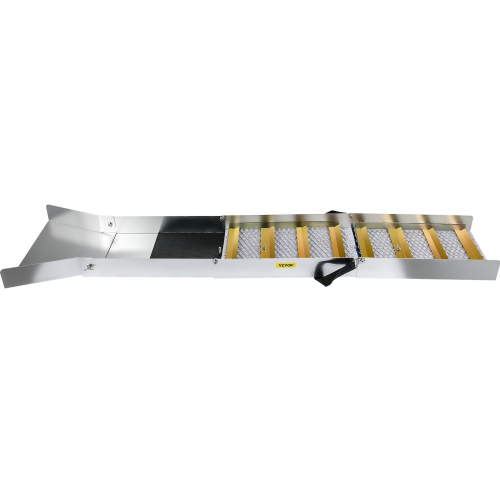 VEVOR 50" Folding Aluminum Alloy Sluice Box, Compact Sluice Boxes for Gold, Lightweight Gold Sluice Equipment, Portable Sluice Boxes with Miner's