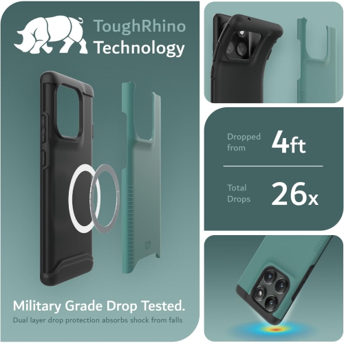 TUDIA Merge Motorola Edge 2025 Case MagSafe Compatible - Hunter Green