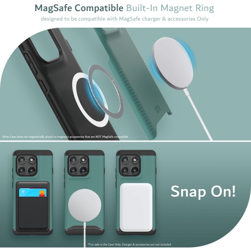 TUDIA Merge Motorola Edge 2025 Case MagSafe Compatible - Hunter Green