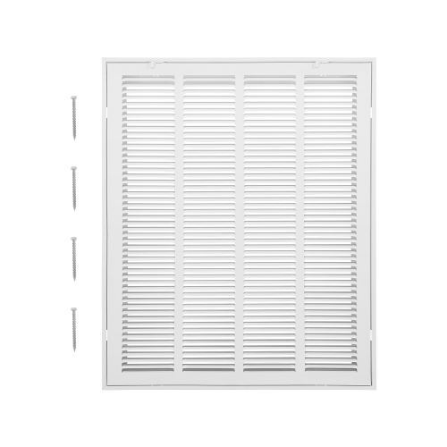 VEVOR  Fits W20 X H25 Inch Return Air Filter Grille, Filter Not Included, Return Air Vent Cover for Wall, Powder-Coated Steel Return Air Grill