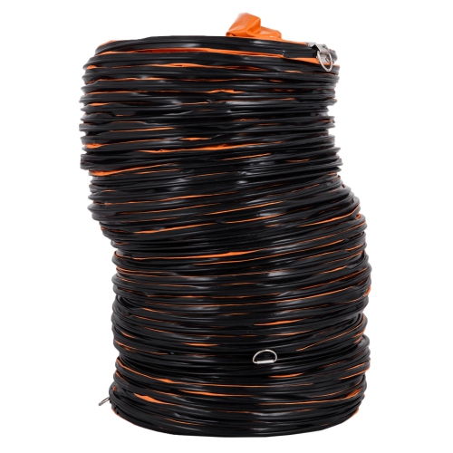 VEVOR 25 ft / 7.6 m Flexible PVC Ducting, High Performance PVC Duct Hosing, Fit for 12 Inch / 300 mm Diameter Exhaust Fan Portable Ventilation Fan