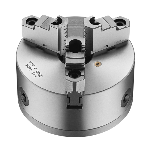 VEVOR 3-Jaw Lathe Chuck, 6 Inch, Self-Centering Chuck with 1 1/2 in-8 Threaded Backing Plate, 0.12-5.71 in (3-145 mm) Clamping Range with T-wrench