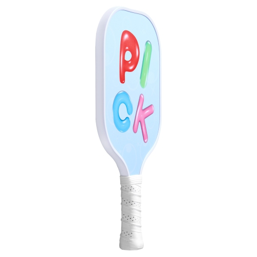 VEVOR Kids Pickleball Paddle, Lightweight Youth Pickleball Paddle with Small Grip and Cute Pattern, Fiberglass Pickle Ball Racket & Honeycomb Core,