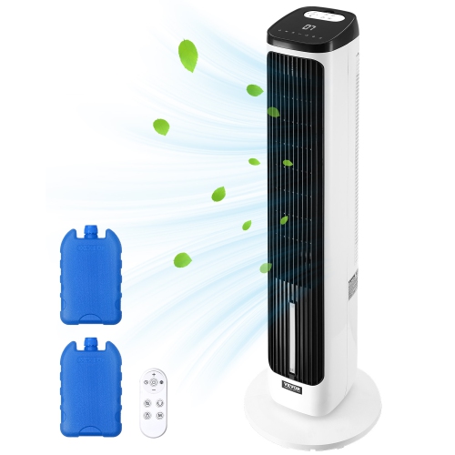 VEVOR 23.3ft/s Tower Fan,Velocity Quiet Floor Fan, 70° Oscillating Fans for Indoors with 9 Speeds, 4 Modes,24H Timer,Portable Standing Bladeless Fan