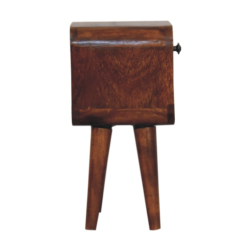 Artisan Furniture Solid Wood Extra Mini Chestnut Curve Lower Bedside