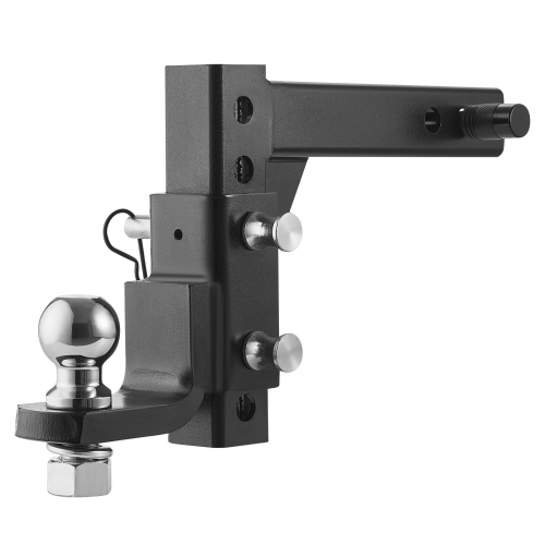 VEVOR Adjustable Trailer Hitch, Fit 2-Inch Receiver, Trailer Hitch Ball Mount with 2-Inch Ball & Pin, 7500 lbs Capacity Ball Hitch,9-Inch Drop, Tow